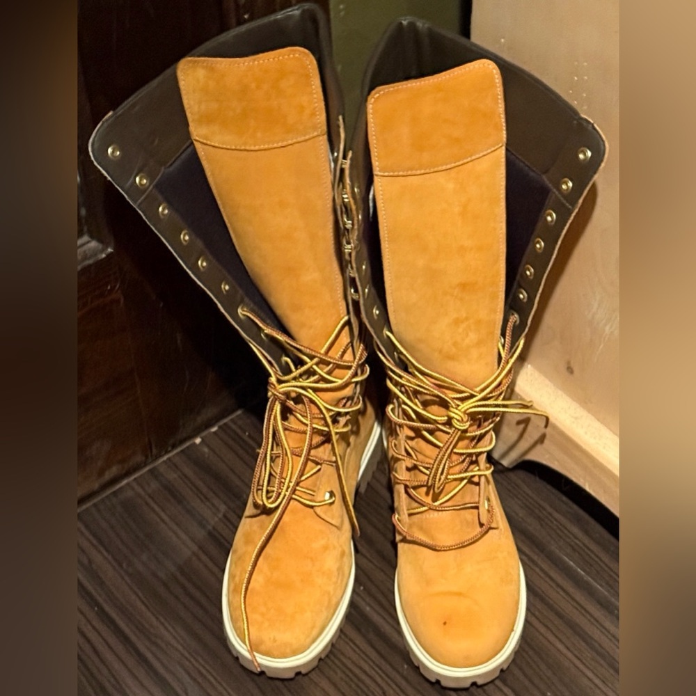 @jahcourtneyw : 💛NEW 14" Timberland™ Knee-High Boots Size 5.5💛 - Picture 4 of 14